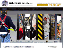 Tablet Screenshot of lighthousesafety.com
